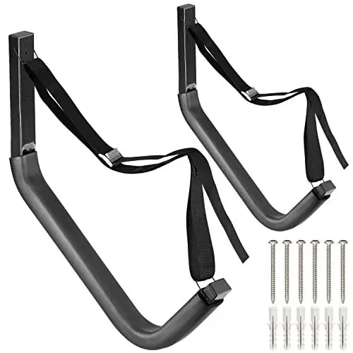 Produktbild: Heavdace Kajak-Aufbewahrung, Wandhalterung, Kanu, Aufbewahrung, Garagenhaken, Paddelbretter, Aufbewahrungssystem, Kajak-Aufhänger, max. Traglast 68 kg (54 cm x 50 cm)