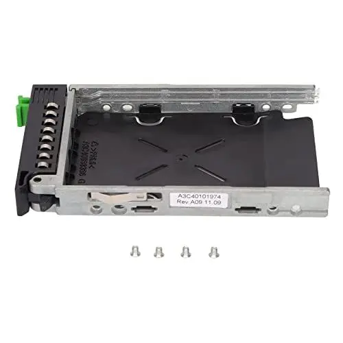 Produktbild: Heayzoki Festplatteneinschub, 2,5-Zoll-Silber-Schwarz-SAS-Sata-Festplatteneinschub-Caddy für Fujitsu für Primergy Rx600 Rx300 Rx90