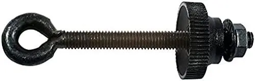 Produktbild: Hebie Unisex – Erwachsene Ringschraube-03165644 Ringschraube, Schwarz, 15 x 26 x 7 mm