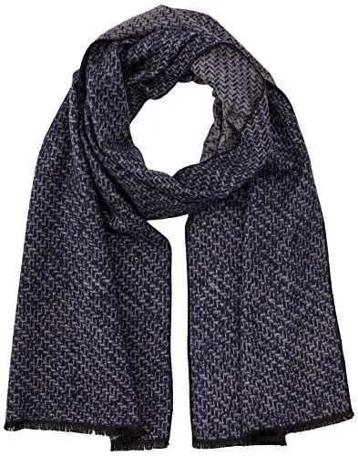 Produktbild: HECHTER PARIS Herren Scarf Woven Schal, Navy, Normal