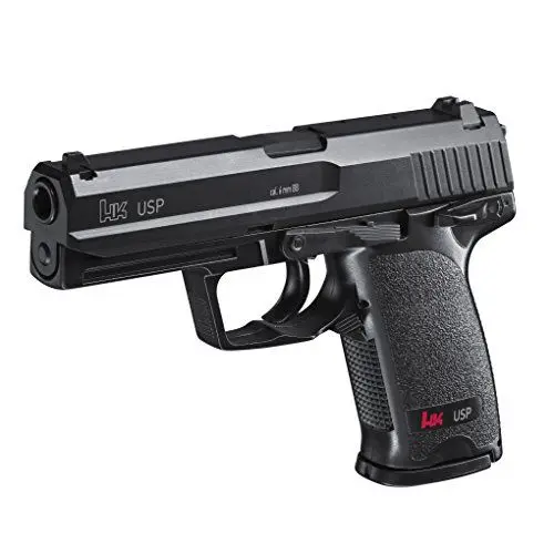 Produktbild: Umarex Airsoft Pistole USP, Federdruck Waffe mit 0,5 Joule, inkl. 100 x 6 mm BB Soft-Air Kugeln