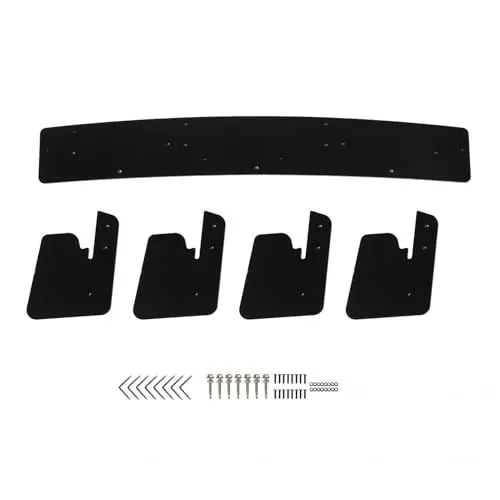 Produktbild: Heckstoßstangen-Lippendiffusor, Glänzend Schwarz, Unterer Splitter-Spoiler-Bodykit für MK2.5 Standard Facelift 2021–2024