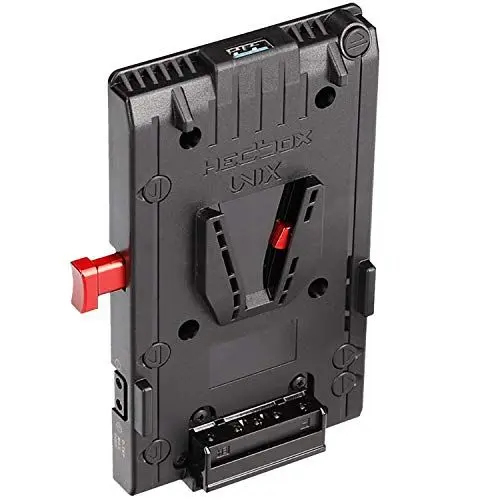 Produktbild: HEDBOX Unix-URSA - V-Mount Akkuplatte mit 3X D-Tap und USB, für Blackmagic Design URSA Mini Pro