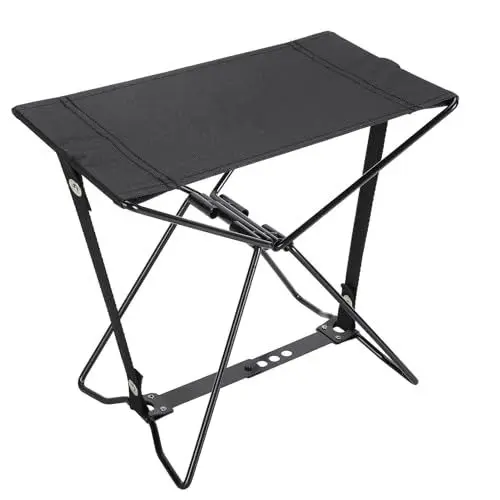 Produktbild: HEEPDD Campinghocker, Tragbarer Klapphocker mit Tragetasche, für Reisen, Wandern, Grillen, Angeln, Miniaturtisch, Picknick, Grillhocker für Picknick-Partys, Camping