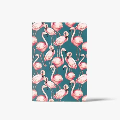 Produktbild: Heft A5 de Luxe Pink Flamingo