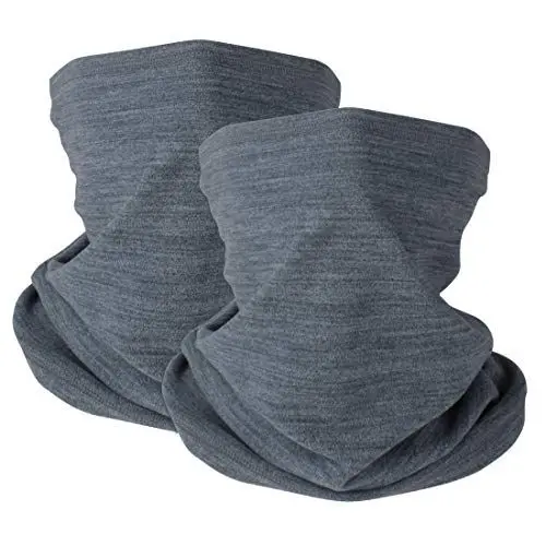 Produktbild: HEGCOIIE 2 Stück Damen Herren Winter Loop Schal Weichem Fleece Halswärmer Winddicht Ski Maske Schlauchschal Warmer für Skifahren Laufen Radfahren