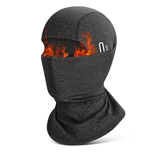 Produktbild: HEGCOIIE Winter Sturmhaube für Herren und Damen,Winddicht Thermo Balaclava Gesichtsmaske Skimaske für Outdoor Sports Radfahren, Skifahren, Motorrad, Fahrrad (Dunkelgrau)