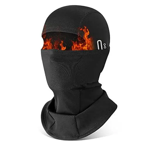 Produktbild: HEGCOIIE Winter Sturmhaube für Herren und Damen,Winddicht Thermo Balaclava Gesichtsmaske Skimaske für Outdoor Sports Radfahren, Skifahren, Motorrad, Fahrrad (Schwarz)
