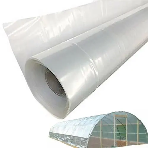 Produktbild: HEIBTENY 2m*25m Gewächshausfolie Gartenfolie,Transparent Gewächshausfolie Plastikfolie Staubschutzfolie,Tomatenhaus,für Gartenbau, Gartenarbeit, Landwirtschaft
