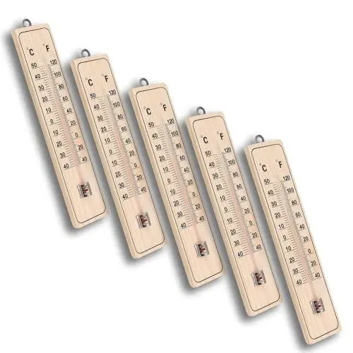 Produktbild: HEIBTENY Gewächshaus-Thermometer, klassisches Gartenthermometer, Gewächshaus, Schuppen, Zubehör für Außentemperaturanzeige, Wand, Gewächshaus, Garage, einfach aufzuhängen