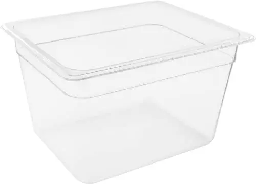 Produktbild: Heidenfeld SVS11 Sous Vide Garer Behälter - Extra groß 32.0 x 26.5 x 20.0 cm - Deckel - Rack - Behälter Set - Komplett Set - Volumen 11l - Sous-Vide Stick Zubehör - Kitchen aid (Behälter-Einzel)