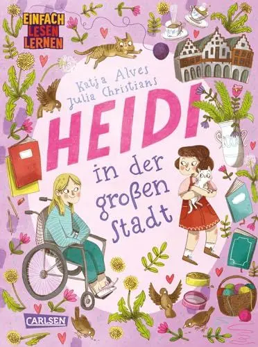 Produktbild: Heidi in der großen Stadt: Einfach Lesen Lernen | Heidi-Fortsetzung rund um Freundschaft und Heimweh für Leseanfänger*innen ab 6
