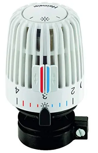 Produktbild: Heimeier Thermostatkopf K mit Direktanschluss für Danfoss RAV 9800-24.500, weiß, 1 Packung