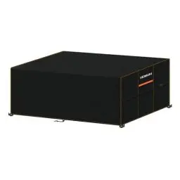 Produktbild: HEIMUNI Gartenmöbel Abdeckung 220x80x80cm Wasserdicht Schutzhülle Gartenmöbel Abdeckplane für Gartenmöbel Abdeckhauben Hüllen für Gartentisch Terrassenmöbel Sitzgruppe Balkonmöbel Gartenlounge 420D