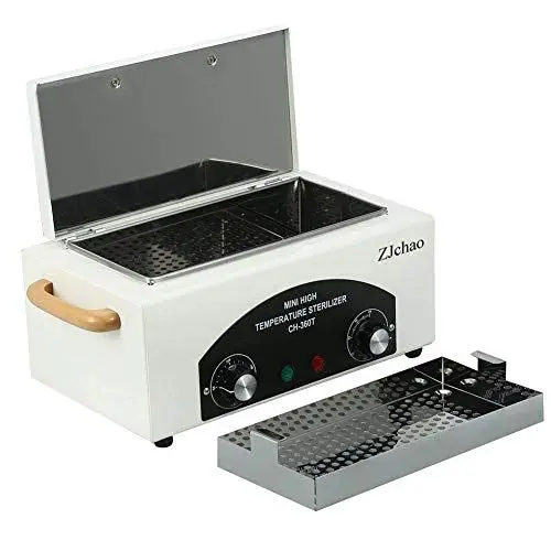 Produktbild: Heißluftsterilisator, Sterilisationsgerät Intelligenter, Hochtemperatur Sterilisator mit Abnehmbarem Edelstahlbehälter, Trockene Hitze Sterilisator Schrank Autoklav Lupe Vet Medizinische