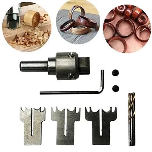 Produktbild: Tianbi Holz Dicker Ring Maker Multifunktions Ringbohrer Schnallenschneider Bohrer Speed ??Stahl Bohrring Bohrer Holz DIY Werkzeuge Die Herstellung von Personalisierten Holzringen
