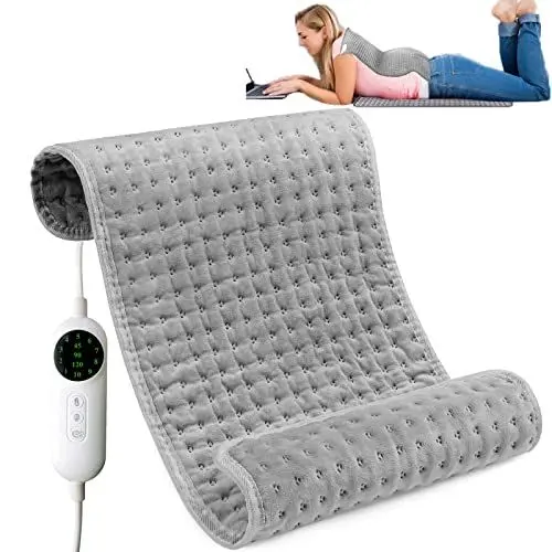 Produktbild: Heizkissen 60x30 CM OCSOSO Heizkissen mit Abschaltautomatik 10 Temperaturstufen, schnelle Heiztechnik Elektrisch Wärmekissen, sicheres Wärmepads Elektrische für Rücken, Nacken, Schulter