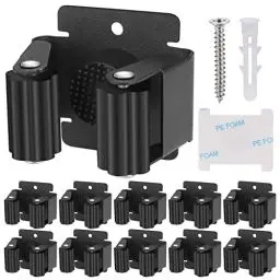 Produktbild: Hejo 10 Stück Gerätehalter, Besenhalterung Wand, Besenhalter Wand, Gartengerätehalter, Edelstahl Wandhalterung für Wischmopp, Besen, Schaufel, Werkzeuge