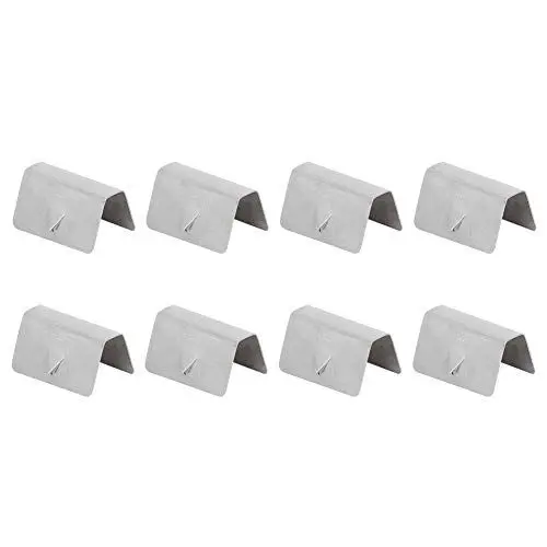 Produktbild: Heko Windabweiser, Akozon Heko Windabweiser Clips, 8 Stücke Auto Wind Regenabweiser Kanal Edelstahl Befestigung Halteklammern Passend für HEKO G3 Automotive Innenausstattung