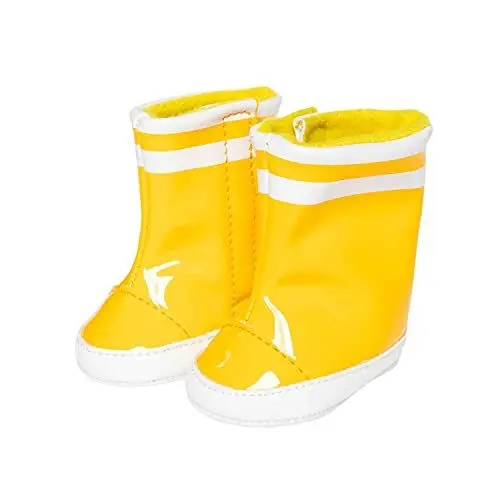 Produktbild: Heless 140 - Gummistiefel für Puppen, in Gelb, Größe 38 - 45 cm, für trockene Puppenfüße bei Regenwetter und Trendsetter in der Puppenmodewelt