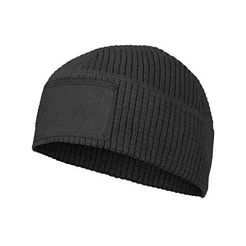 Produktbild: Helikon-Tex Herren Helikon Tex Range Beanie Fleece Cap Grid Fleece Schwarz, Schwarz, L-XL EU