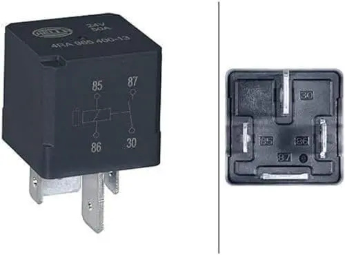 Produktbild: HELLA Relais, Arbeitsstrom - 24V - 4-polig - Schließer - 4RA 965 400-131