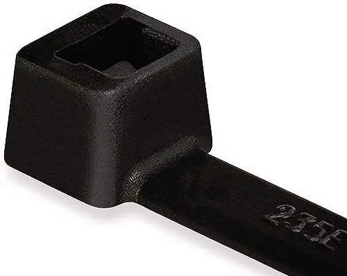 Produktbild: HellermannTyton 111-05460 T80L-W-BK-C1 Kabelbinder 390mm 4.70mm schwarz wetterfest 100 Stück