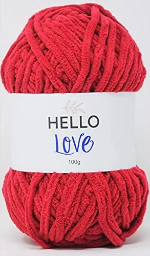 Produktbild: HELLO LOVE Garn, Rosenrot, 100 g