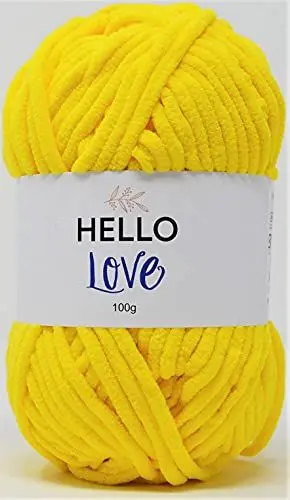 Produktbild: Hello Love Garn, Schulgelb, 100 g