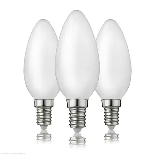 Produktbild: hellum LED Lampen E14 warmweiß, 3 Stück, Matte LED Glühbirne kerzenform als Ersatz für Glühbirne 25 Watt, Helligkeit 250 Lumen, 2700 Kelvin LED E14 warmweiß, 3x 207200