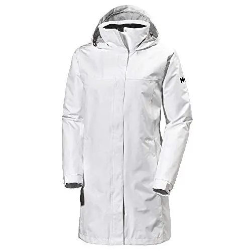 Produktbild: Helly Hansen Damen Aden Langer Regenmantel, Weiß, M