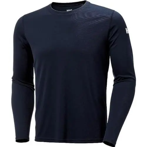 Produktbild: Helly Hansen Herren HH Tech Crew Langarm Funktionsshirt, Marineblau, 2XL