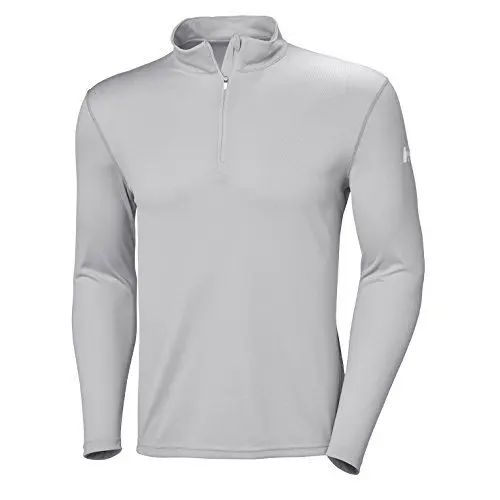 Produktbild: Helly Hansen Herren HH Tech Funktionsshirt Mit Halbreißverschluss, M, Hellgrau