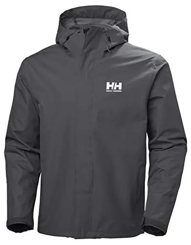 Produktbild: Helly Hansen Seven J Herren-Regenjacke, wasserdicht, winddicht, atmungsaktiv, 964 Anthrazit, XXL