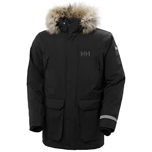 Produktbild: Helly Hansen Men's Reine Parka Jacket, Black, M, Schwarz