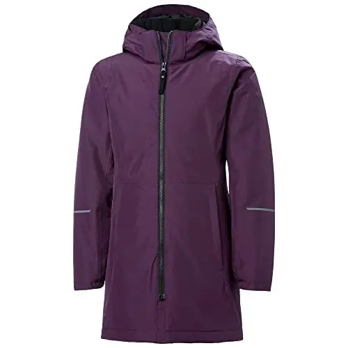 Produktbild: Helly Hansen Unisex Kinder Jr Lisburn Regenmantel, 670 Amethyst, 152