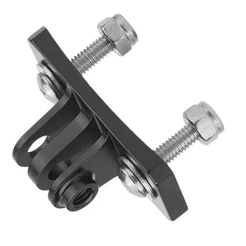 Produktbild: Helm-Halterungsadapter für 7, 6, 5, 4, Action-Kameras, Geeignet für Outdoor-Radfahren, Fallschirmspringen (Schwarz)