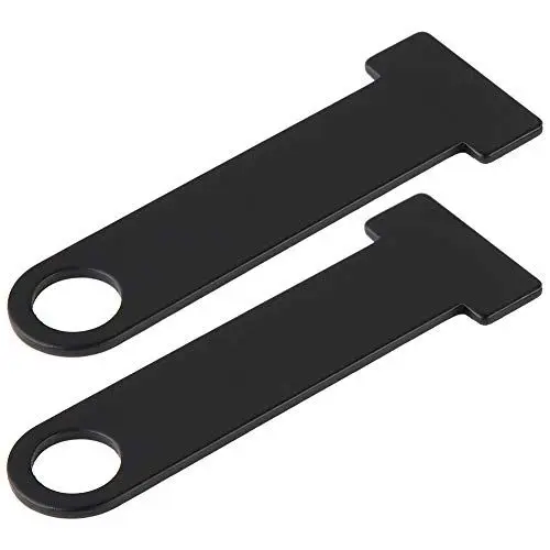 Produktbild: Helm D-Ring-Schloss, Edelstahl-Helmschloss leicht 8,9 x 3,0 cm für Fahrzeug(Schwarz)