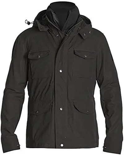 Produktbild: Helstons Barbade Motorrad Wachsjacke (Black,XL)