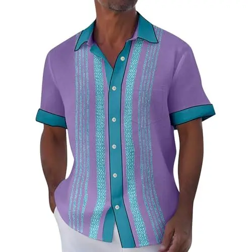 Produktbild: Hemd Herren Kurzarm Sommer Print Ananas kostüm Sommer Klamotten Herren Retro Hemd Herren Batik Shirt Herren flanellhemd Herren Kurzarm Hemd Herren Motiv Hawaii Hemd lustig schlagermove Outfit Damen