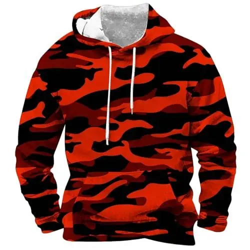 Produktbild: Hemd Herren Langarm Herren Hoodie Batik Set Sweatshirt Herren schwarz Hoodie Herren 6XL Uebergroesse Hoodie Weiss Pullover Herre Longsleeve Herren Sweatshirt