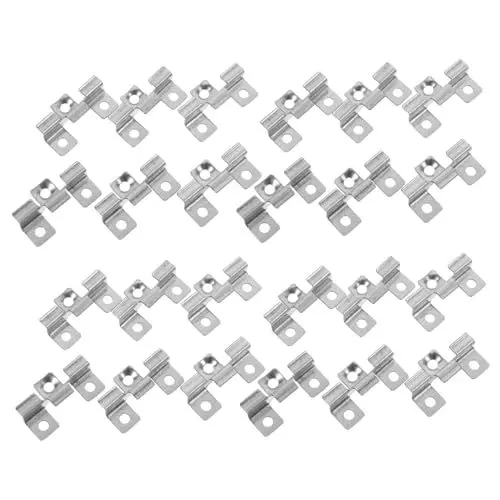 Produktbild: Hemobllo Terrassendielen-abstandshalter 100 Stück Metall-deck-befestiger Terrassendielen Verdeckte Befestigungselemente Für Saubere Und