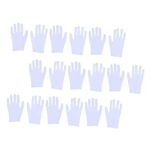 Produktbild: Hemobllo 12 Paare Handschuhfutter Aus Baumwolle Baumwoll-handschuhe Damen Baumwollhandschuhe Handschuhe Beauty Work Liner Elastische Baumwollhandschuhe Weiß Fräulein Kosmetik