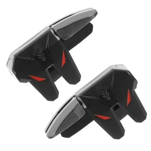 Produktbild: Hemobllo 1 Paar Spielunterstützungstaste Spielangebot Gaming-griff Spielzubehör Smartphone-gamecontroller Handygriff Spielgerät Gamepad Für Überlebensregeln Legierung Tablette Telefon