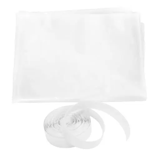 Produktbild: Hemobllo 1 Satz Fenster-Hitzeschild Fensterisolierung vorhangstangen wärmeschutz fensterfolie thermal window film vorhänge Winter Transparentes Folienband Klebeband Suite einstellen