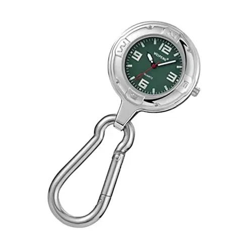 Produktbild: Hemobllo 1stk Bergsteigeruhr Uhr Mit Silikonhülle Patientenverfügung Uhr Fob Mainelke Zum Anstecken Kletternde Taschenuhr Ansteckuhr Student Aufsteckbar Rucksack Legierung