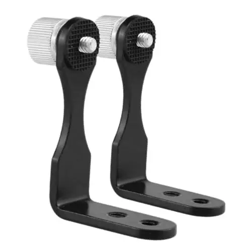 Produktbild: Hemobllo Teleskop-fernglas-Adapter-Set 2-teilig Metallhalterung Schwarz/Silber und Sicher für Die Fotografie