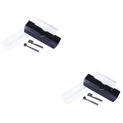 Produktbild: Hemobllo 2 Sets Reinigungssets Nebelreiniger Wandhalterung Reinigung Von Vinyl-Schallplatten Antistatische Schallplattenbürste Schallplattenhüllen Plattenspieler-Reinigungsset