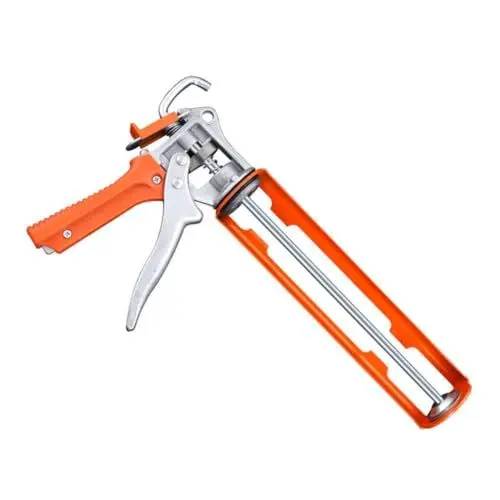 Produktbild: Hemobllo 2 Stk Klebepistole Aus Glas Kleberapplikator Manuelle Klebepistole Leimspender Klebestifte Bastelkleber Haushaltsgeräte Kleber-shooter Rotations-klebe-shooter Werkzeug Orange Eisen