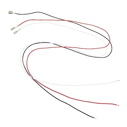 Produktbild: Hemobllo Plattenspieler Phonograph Drähte 3 Pack Rot Weiß Schwarz Hohe-qualität Phono